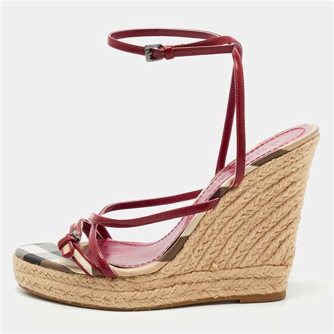 burberry sandals women's sale|Burberry wedges.